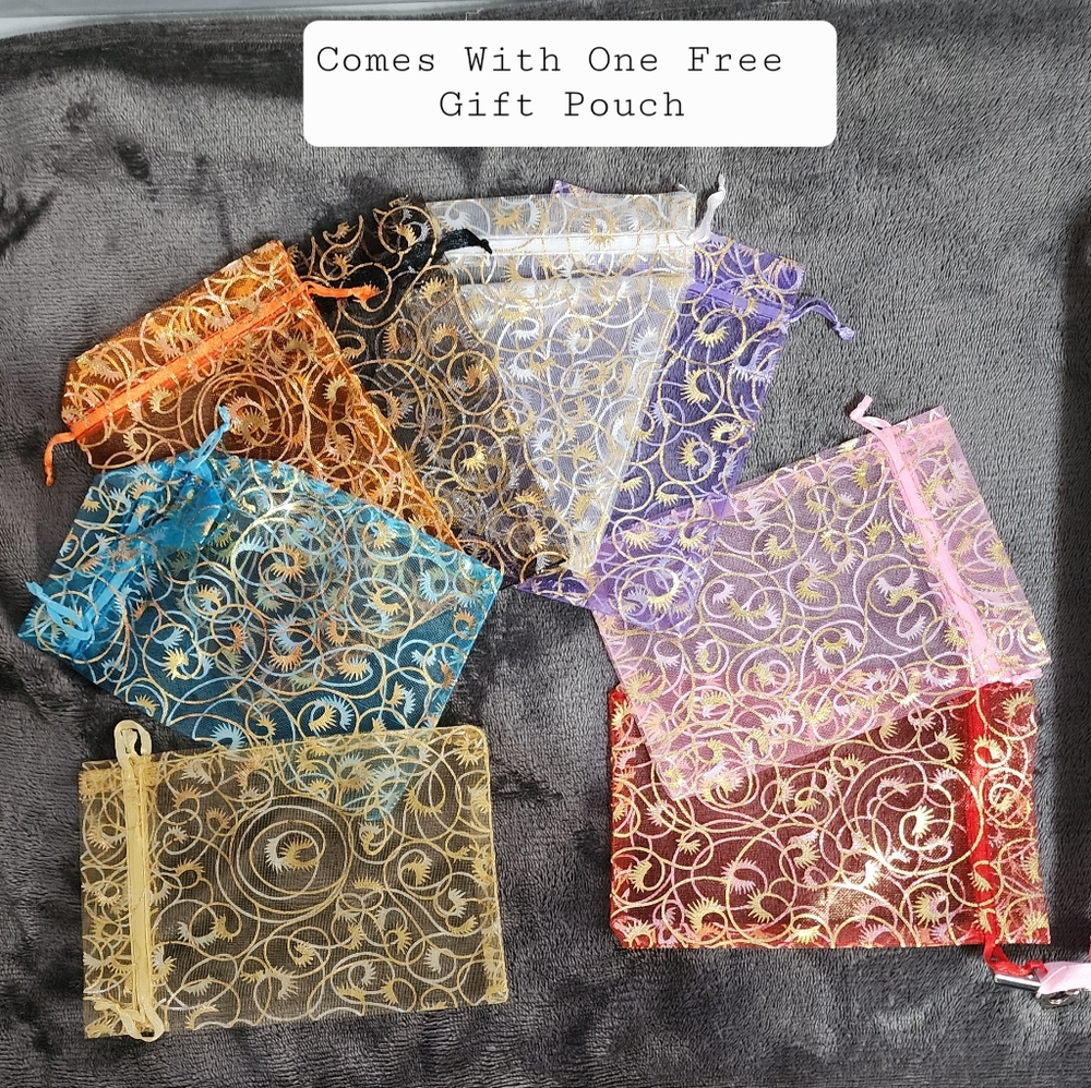 One  Free Gift Pouch With Sterling Silver Purchase.
